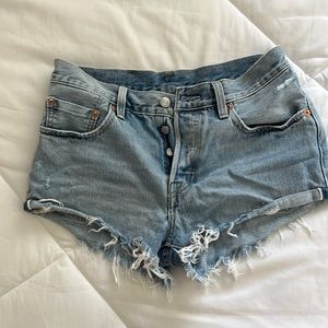 Levi’s 501 Distressed Shorts
